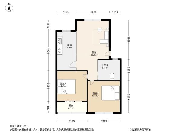 莘南花苑二村户型图