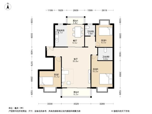 莘梓苑户型图