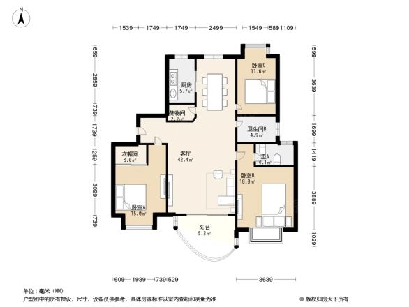 滨文苑小区户型图