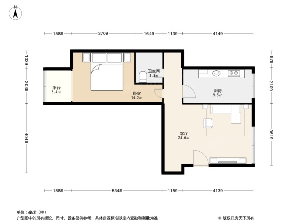 龙湖大方居户型图