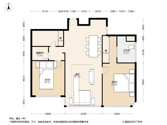 复兴珑御户型图