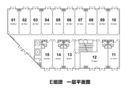 嘉宝广场1室建面36.00㎡