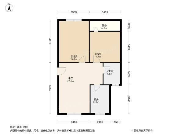 西环二村户型图