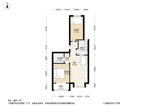 北京城建海梓府别墅户型图