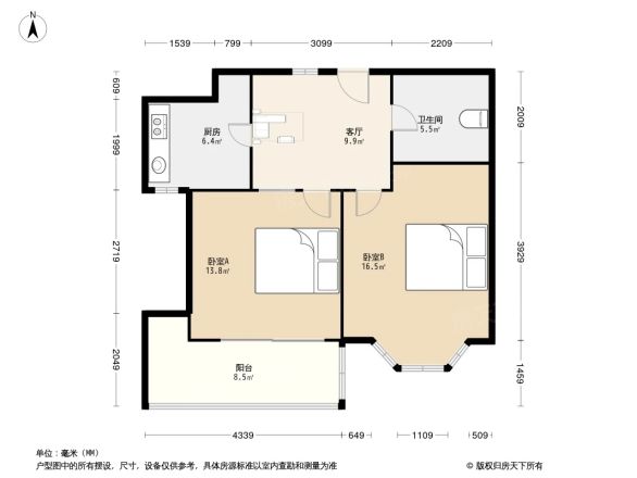 虹梅新苑北区户型图