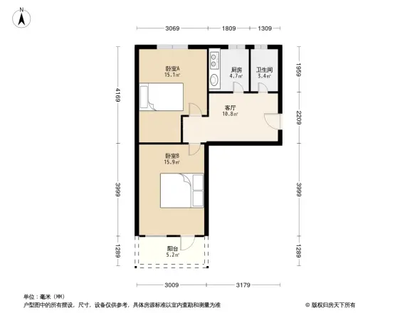铁路南街小区户型图