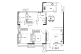 天一仁和宸璟都会3室2厅1厨2卫建面115.00㎡