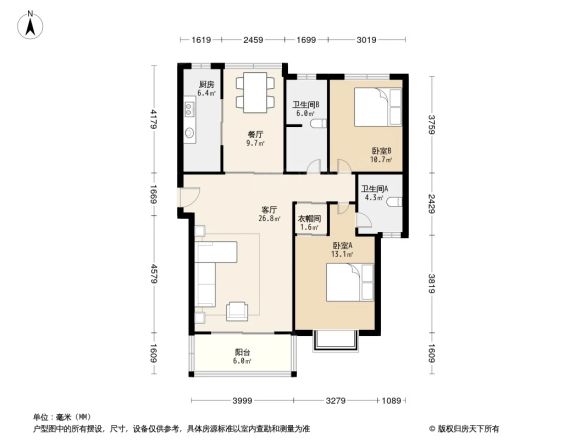 海德名园户型图