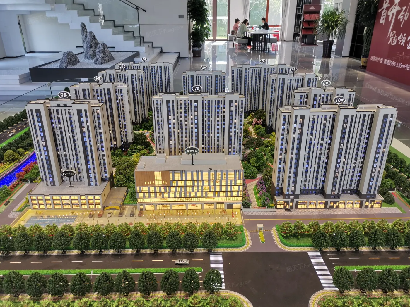 我家·阳光上城项目沙盘图-青岛房天下