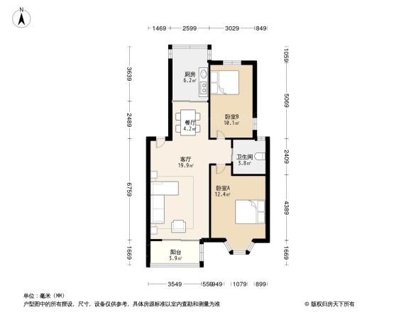 虹梅新苑北区户型图