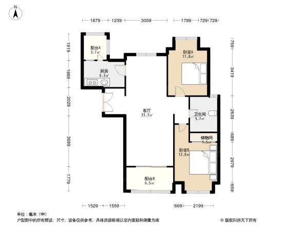 瑞虹新城怡庭户型图