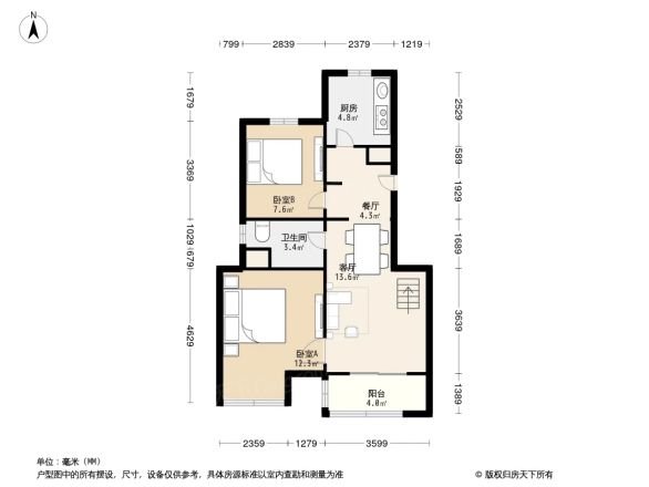 万科尚景苑公寓户型图