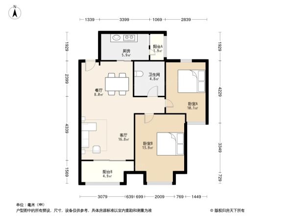 复地九月户型图