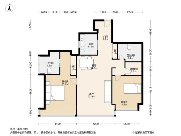 复兴珑御户型图