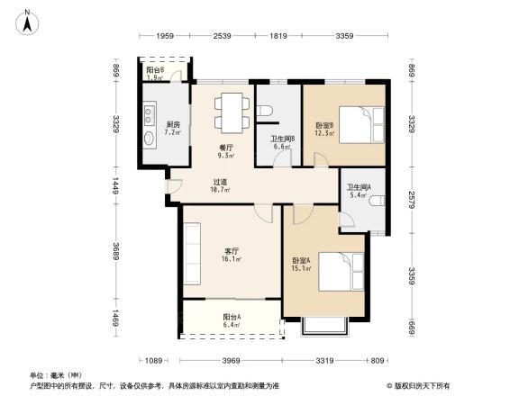 海德名园户型图