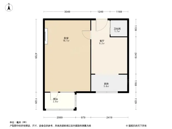 双峪小区户型图