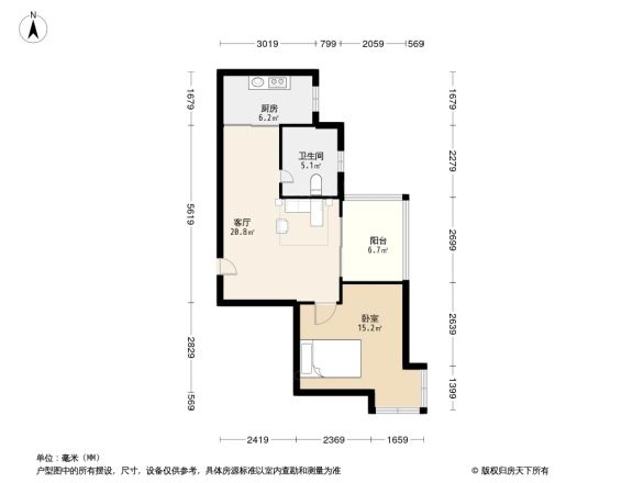 华沁家园户型图