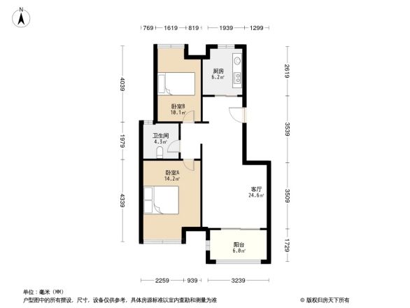 法兰西世家公寓户型图