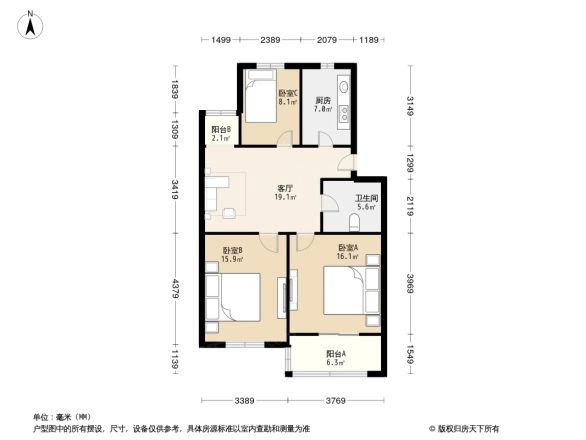 香花新村东区户型图