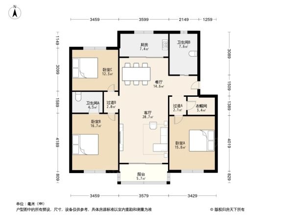 塔城路685弄小区户型图