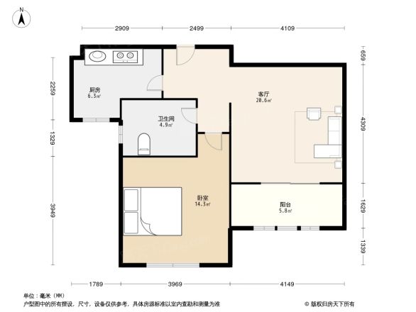 瑞和华苑北区户型图