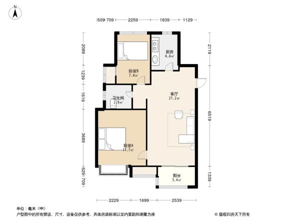 万科梦想派户型图