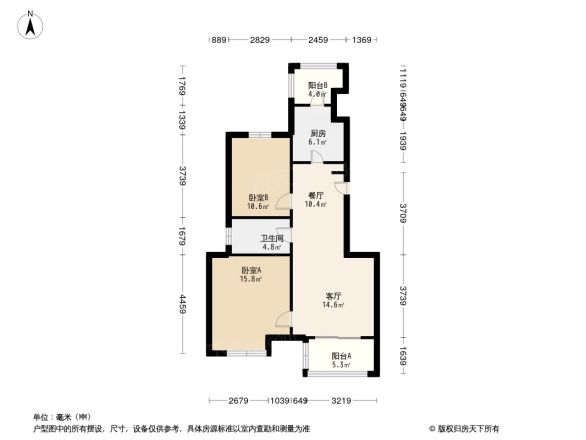万科尚景苑公寓户型图