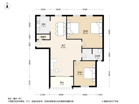 金盛田·锦上户型图