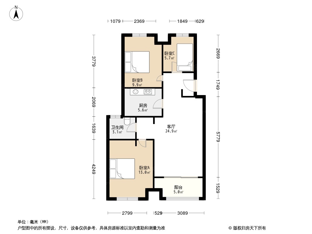 香溢璟庭户型图图片