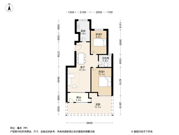 象屿上海年华户型图