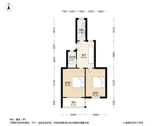 铁路南街小区户型图