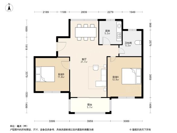 绿洲香格丽花园户型图
