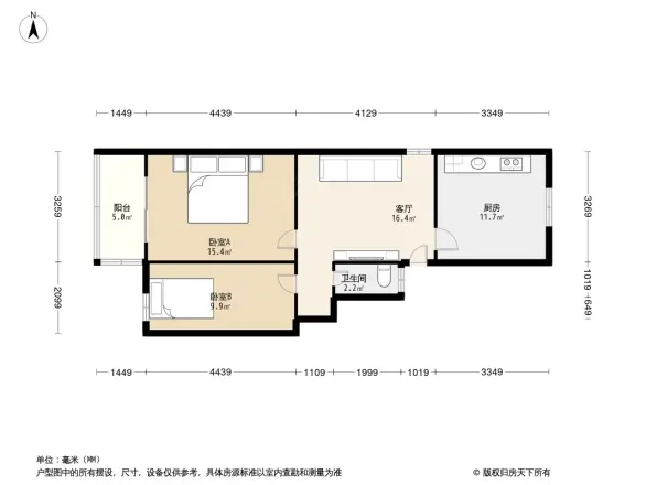 三茅宫小区户型图