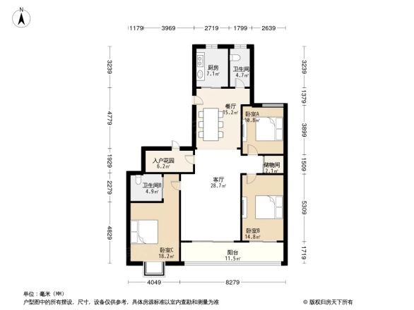 外滩公馆户型图