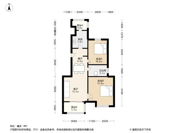 万科尚景苑公寓户型图