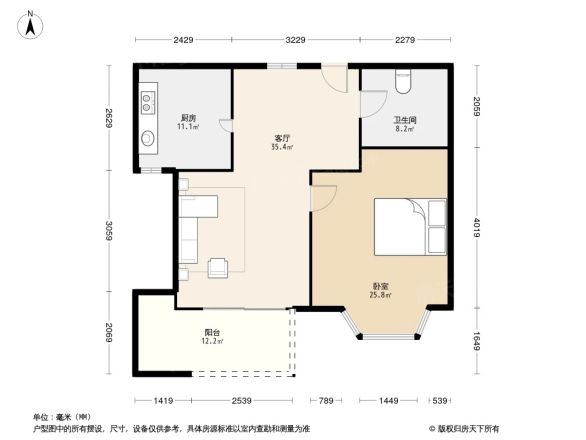 虹梅新苑北区户型图