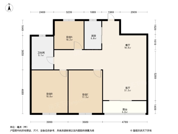 招商花园城户型图