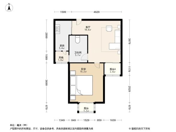 虹梅新苑北区户型图