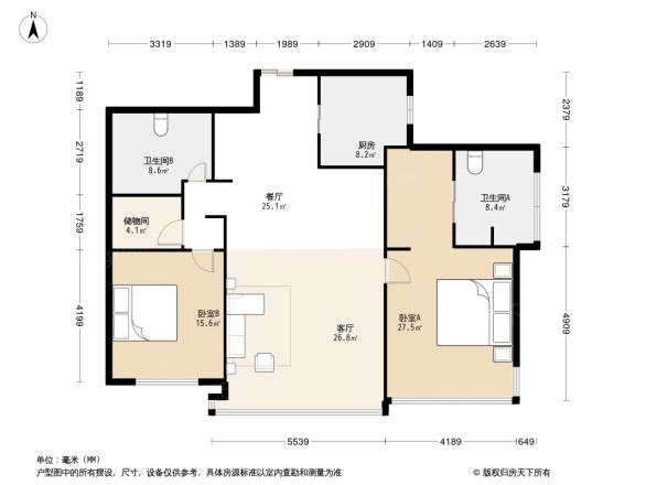 复兴珑御户型图