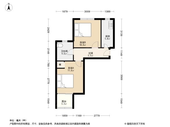 馨佳园十一街坊户型图
