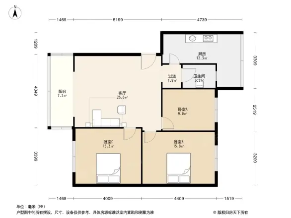 金科苑六区户型图