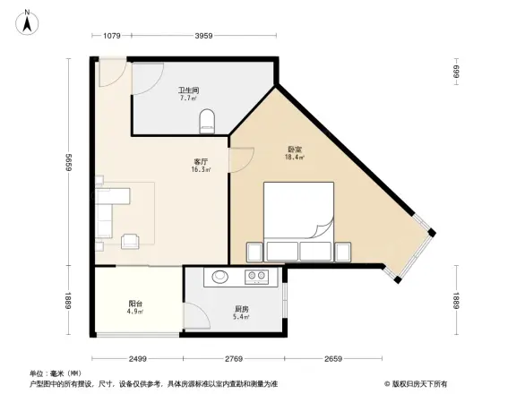 沙河北岸户型图
