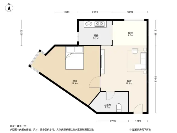 沙河北岸户型图