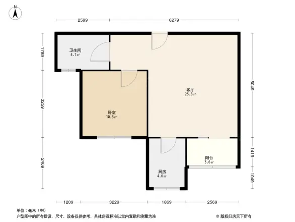 黄旗印象商住楼户型图