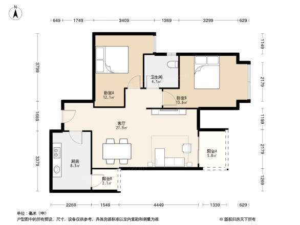 卓锦城五期户型图