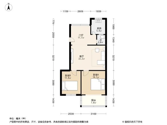 双林路136号院户型图