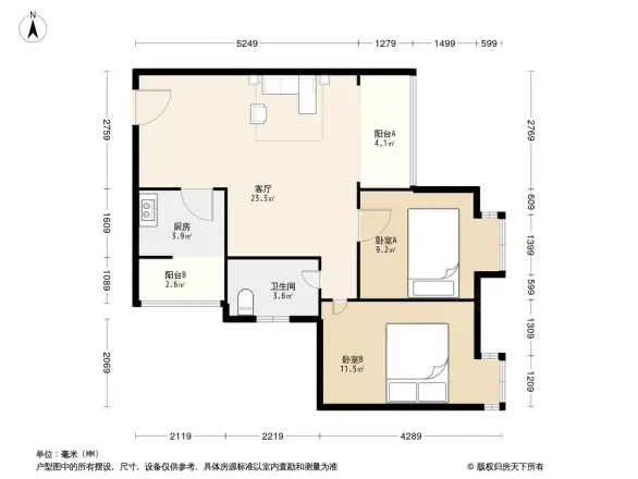 德坤恬园户型图