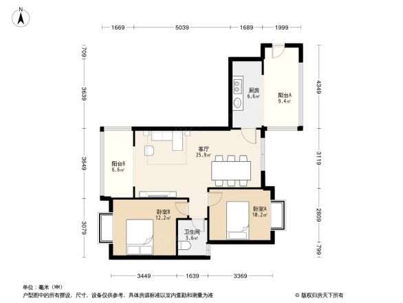 润禾花园户型图