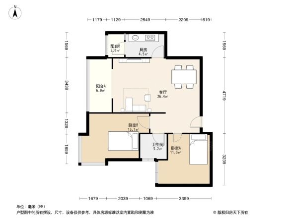 锦丽华庭户型图