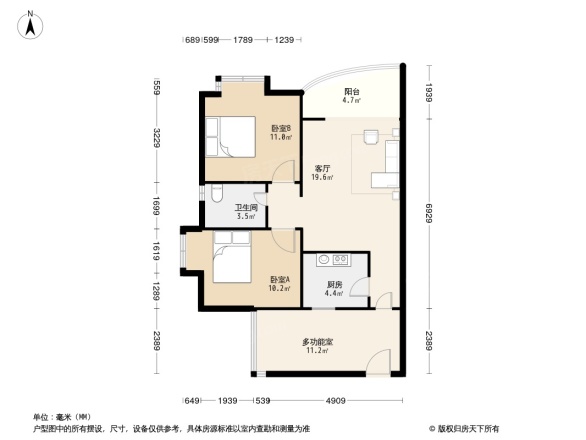 上河苑户型图